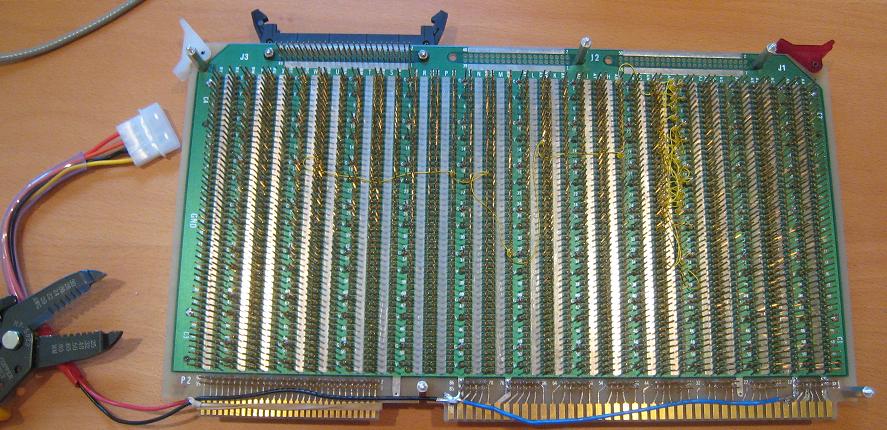 wire side of board